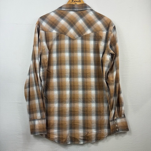 Men’s Pearl Snap Wrangler Western Button Down Size Large - Picture 3 of 7